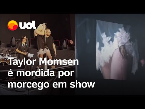 Taylor Momsen é mordida por morcego em show de turnê do AC/DC; veja vídeo