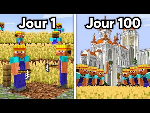 100 Jours pour Créer un Empire sur Minecraft..