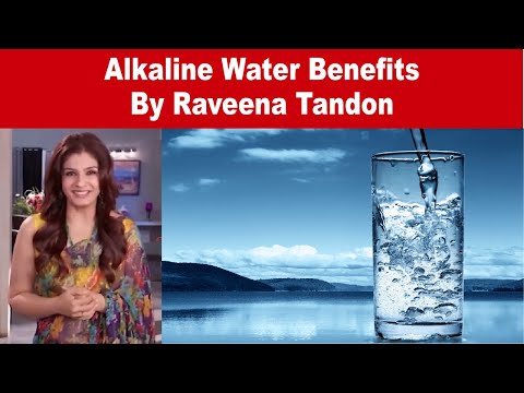 Alkaline Water Benefits by Raveena Tandon | www.AarogyamBharat.com | 9555 993 993