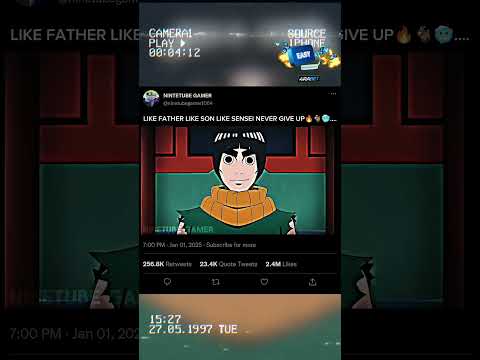 Rock lee vs metal lee like father like son🥵never give up🐐