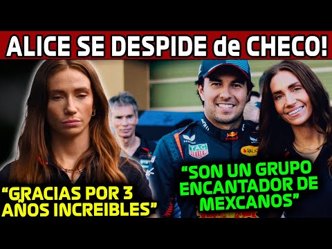 ALICE HEDWORTH SE DESPIDE de CHECO!! "LOS VOY A EXTRAÑAR, SON UN GRUPO ENCANTADOR de MEXICANOS"