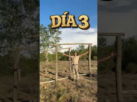 Dia 3 ๐ก CONSTRUYENDO un Refugio de PESCA ๐ #viral #tonifero