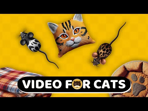 CAT GAMES - Toy Mouse. Videos for Cats to Watch | CAT TV | 1 Hour.