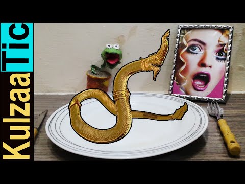 Eating Thai Snake Food!! ASMR Eating Sounds | ไทย งู | Fake Eating Don't Try