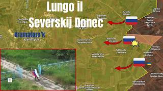 Russi superano il Severskij Donec verso Kramators'k | Droni ucraini colpiscono San Pietroburgo