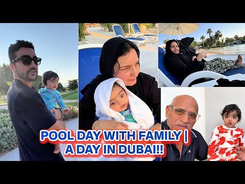 BREAKFAST/POOL DAY WITH FAMILY | A DAY IN DUBAI!!