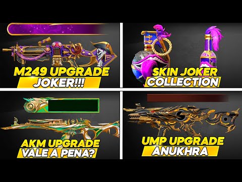 X-SUIT ANUKHRA & UMP UPGRADE SKIN l M249 JOKER UPGRADE l AKM UPGRADE PUBG MOBILE UPDATE 3.7