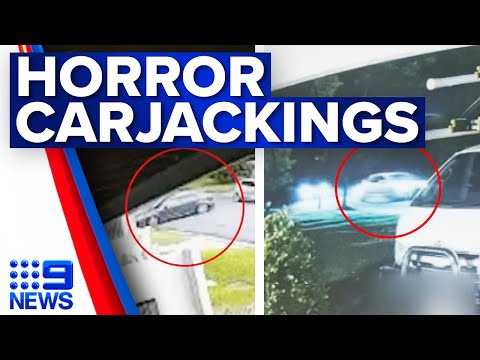 Police investigating carjackings in Brisbane and Gold Coast | 9 News Australia