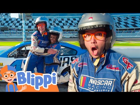 Blippi and Meekah Explore NASCAR🏎️🏁  | BEST OF BLIPPI TOYS | Educational Videos for Kids