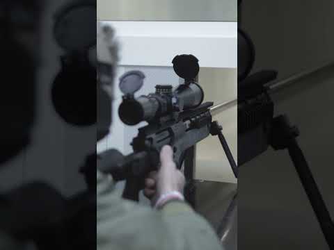 PGM Mini Hécate 2 sniper rifle at the range #gun #rifle #sniper #military  #pgm