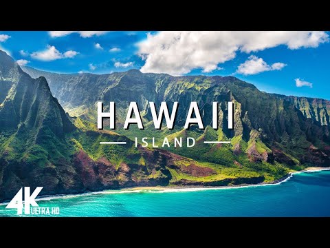 FLYING OVER HAWAII (4K UHD) - Relaxing Music Along With Beautiful Nature Videos - 4K Video Ultra HD