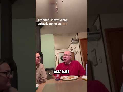This grandpa knew the trend 😭