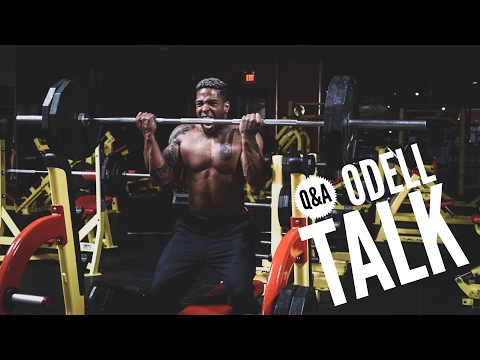 Why I And Odell Don't Talk | Epic 225lb Barbell Curl Attempt| Q&A