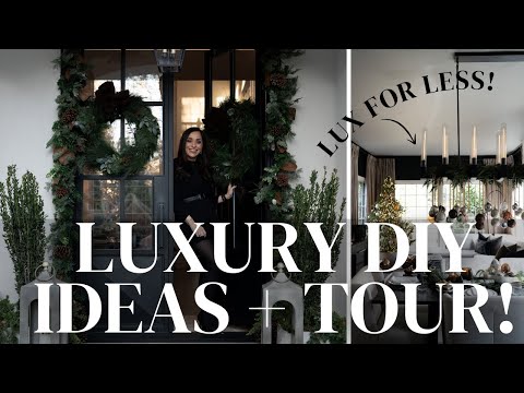 CHRISTMAS DIY MODERN LUXURY BUDGET FRIENDLY!