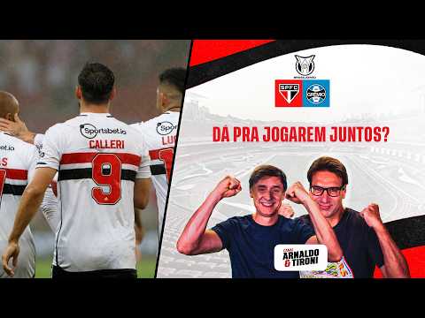 SÃO PAULO TERÁ TRIO DE ATAQUE COM LUCAS, LUCIANO E CALLERI CONTRA O GRÊMIO?