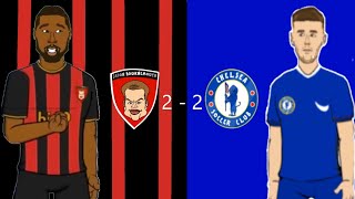 Chelsea FC vs Bournemouth FC 2 - 2 (442oons)