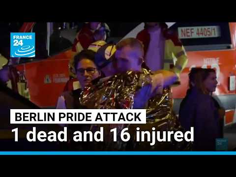 German police hunt suspect in Berlin Pride attack: 1 dead and 16 injured • FRANCE 24 English