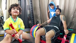 Zaid Gya Papa Ke Sath Gym