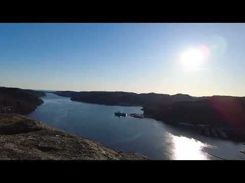 Rosfjord - Månen - South-Norway - slow-motion - beautiful view HD Ouality