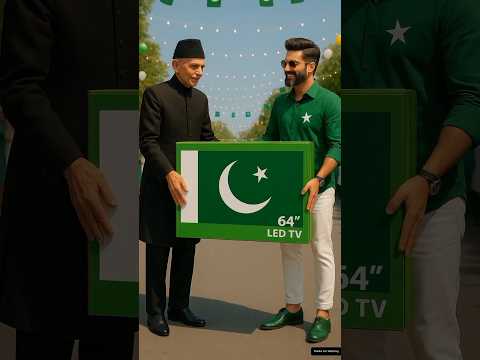 Quaid-e-Azam Gifts a LED to a Loving Father for His Child 😱#story #ai #cute #shortsfeed