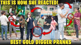 Best Gold Digger Prank on Cute Girls 😱 Funny Reaction 😂😂