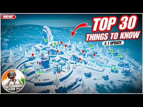 Everything About BGMI 4.1 Update😍Top 30 Things/Tips You MUST Know | Frosty Funland Event GUIDE.
