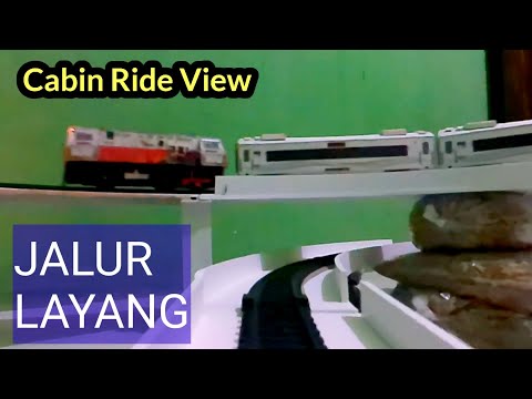 Kepala Terasa kayak Mau Kejedot Saat Kereta Ngolongin Jembatan Layang🤪  Cabin View