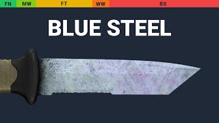 Ursus Knife Blue Steel Wear Preview