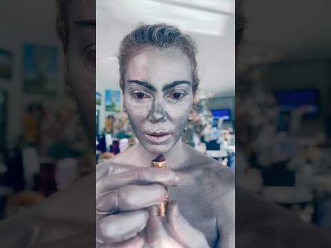 Halloween idea #silversurfer #silver #makeup #costume #halloweencostume #halloweenideas #halloween