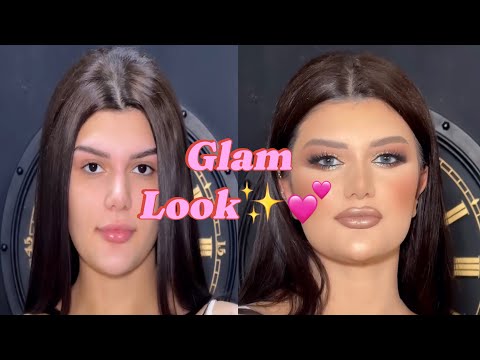 From Natural to Glam✨🔥 Stunning Makeup Transformation! #MakeupTransformation #GlamMakeup #viralvideo