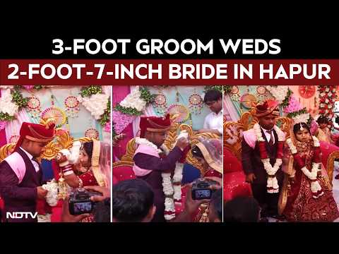 3-Foot Groom Weds 2-Foot-7-Inch Bride In Hapur, Wedding Goes Viral