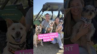 Man buys a GIANT Dog Rescue Farm for his Wife 🥰