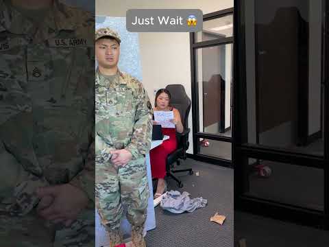 Militairy Soldier Suprises His Wife! ❤️