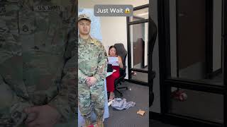 Militairy Soldier Suprises His Wife! ❤️