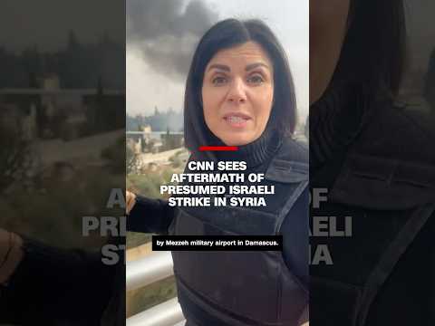 CNN sees aftermath of presumed Israeli strike in Syria
