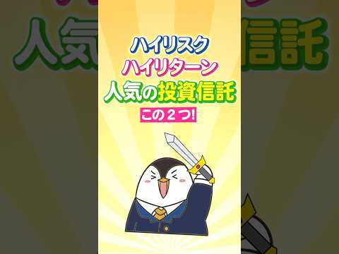 ハイリスクハイリターンで人気の投資信託はこの２つ！