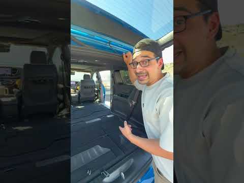 The <strong>Chrysler</strong> Pacifica has a built in vacuum and gives you so much storage space with all seats flat