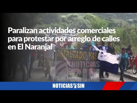 Paralizan actividades para protestar por arreglo de calles en El Naranjal