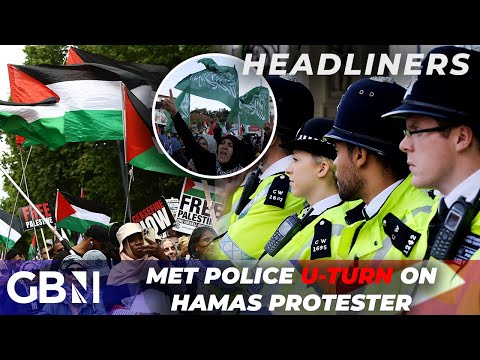 Met Police ‘SHAMED into doing their job’ after officers REFUSE to arrest Hamas glorifying protester