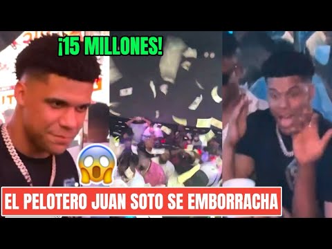 ¡QUE JUIDERO! Juan Soto Se Emborracha 😨 Y Regala mas de 15 Millones en una Discoteca