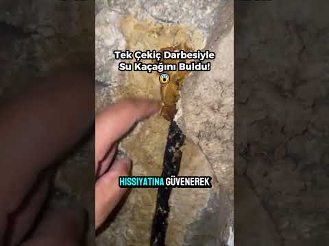 Tek Çekiç Darbesiyle Su Kaçağını Buldu! 😱