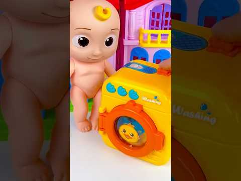 Cocomelon Washing Set Toys, Satisfying Unboxing & Review Miniature Kitchen Playset | ASMR Videos