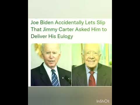 Joe Biden Accidentally Lets Slip That Jimmy Carter Asked Him to Deliver His Eulogy