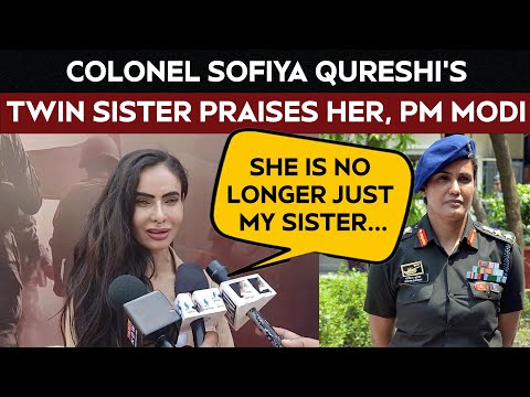 PM Modi In Gujarat|Colonel Sofiya Qureshi's Twin Sister Praises PM Modi & Her Sister During Roadshow