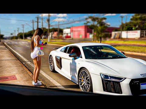 FAZENDO UBER DE AUDI R8 NO BRASIL