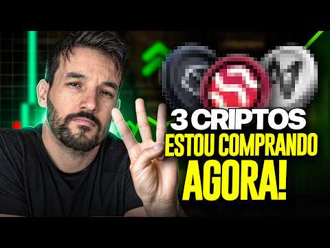 3 CRIPTOMOEDAS PROMISSORAS QUE ESTOU COMPRANDO AGORA PARA 2025