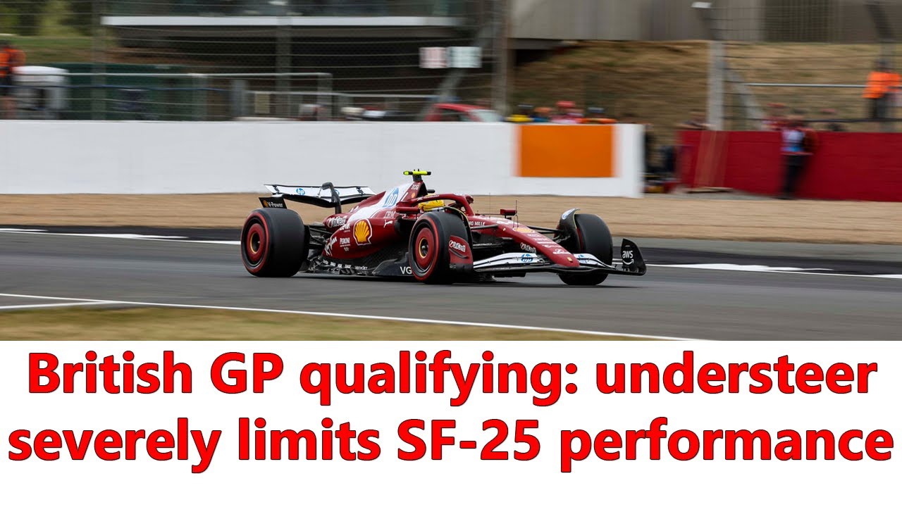 Telemetry comparison: Ferrari's ideal lap hindered by turn 4 struggles | F1 British GP quali data