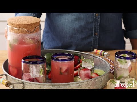 Drink Recipes - How to Make Mexican Strawberry Water