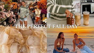 embracing fall: styling fits, pumpkin coffee, thrifting, and crafts