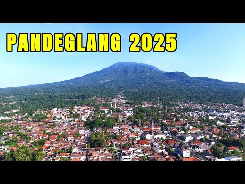 Drone Kota Pandeglang 2025, Pesona Kota Kecil di Kaki Gunung